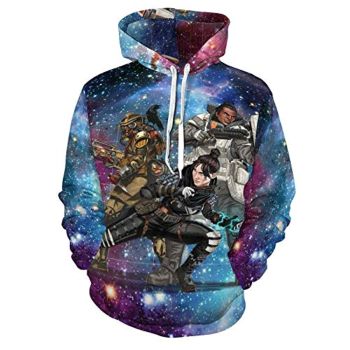 Apex Legends Hoodies &#8211; Fashion 3D Print Drawsrting Pullover Gaming Hoodie