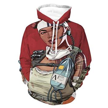 Apex Legends Hoodies &#8211; Lifeline Fashion 3D Print Drawsrting Pullover Gaming Hoodie