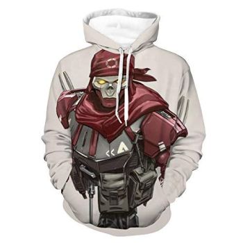 Apex Legends Hoodies &#8211; Revenant Fashion 3D Print Drawsrting Pullover Gaming Hoodie