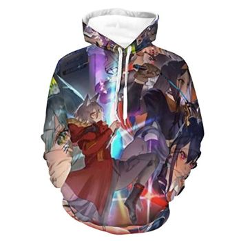 Arknights Hoodies &#8211; 3D Print Hooded Pullover Sweatshirt