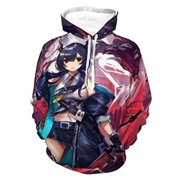 Arknights Hoodies &#8211; 3D Print Hooded Pullover Sweatshirt