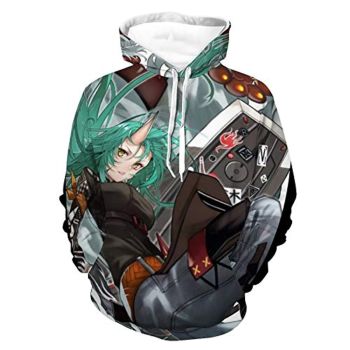 Arknights Hoodies &#8211; 3D Print Hooded Pullover Sweatshirt