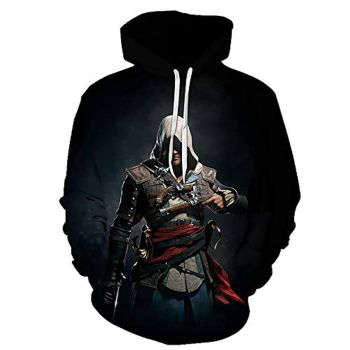 Assassins Creed Hoodies &#8211; Assassin Hoodie Ezio Hoodie Assassin&#8217;s Creed Ezio Hoodie Drawstring Pullover Sweatshirt