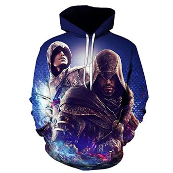 Assassins Creed Hoodies &#8211; Ezio Hoodie Assassin&#8217;s Creed Altair Hoodie Drawstring Pullover Sweatshirt