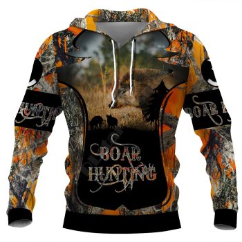 Fashion And Gorgeous Orange Wolf Pattern Animals Hoodie