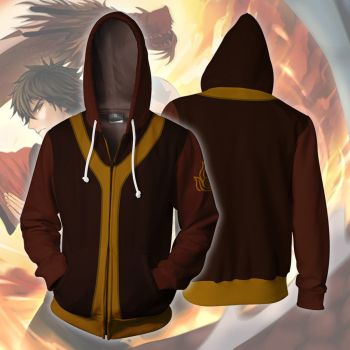Avatar: The Last Airbender Zuko Hoodies &#8211; Zip Up Brown Hoodie