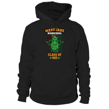 Mary Jane Highschool Class Of 420 Hoodies