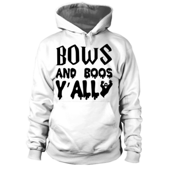 Bows And Boos Yall Halloween Costume Hoodies