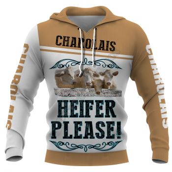 Generous And Beautiful Brown White Sheep Pattern Animals Hoodie