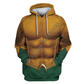 Popular Yellow Green Totem Pattern Astronauts Hoodie