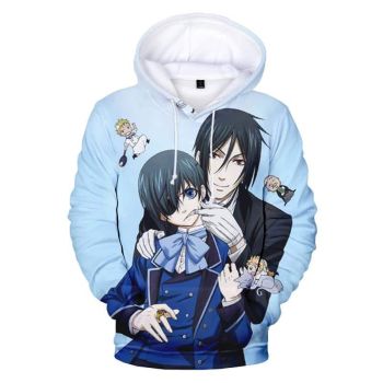 Black Butler 3D Print Hoodie &#8211; Anime Fashion Sweatshirt