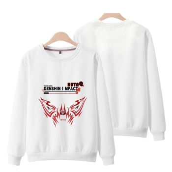 Comfortable Genshin Impact Hutao White Hoodie