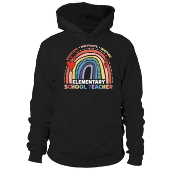 Educate Motivate Inspire Elementary School Hoodies