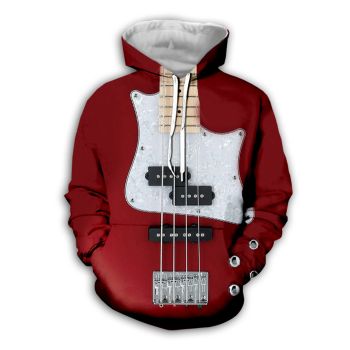 Classical And Elegance Reed Strings Pattern Music Hoodie