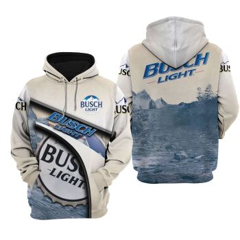 Busch Light beer Full Printed 3D hoodie