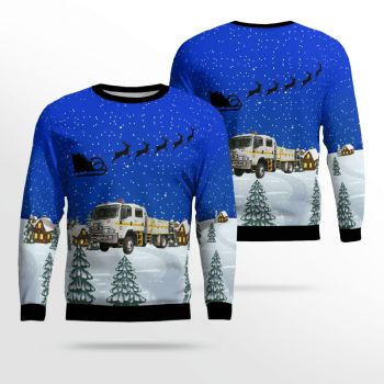 Bush Fire Service Isuzu Rural Tanker Ugly Sweater