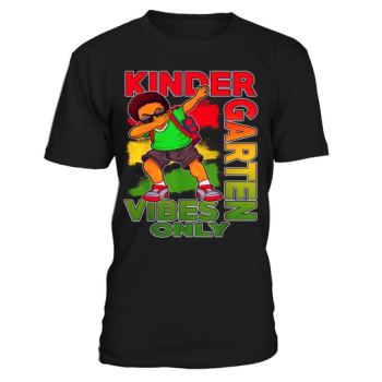 Kindergarten Vibes Only Back To School African Boy