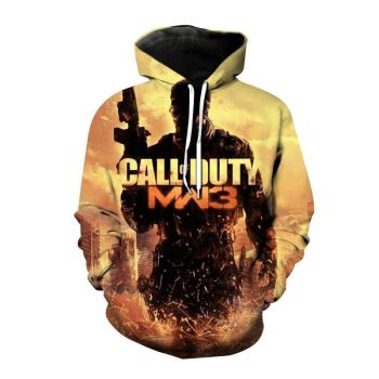Call of Duty 3D Printing Men&#8217;s Hoodie Sweatshirt