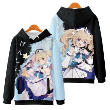 Trendy Genshin Impact Barbara The Black Anime Hoodie