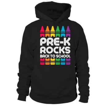 Pre-k Rocks Cool Teachers Back To School Hoodies