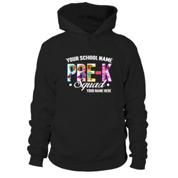 Pre-K Teacher, Personalized For Teachers Team, Pre-K Teacher Hoodies, Pre-K Squad Crew, Team Pre-K, Back to School Gift - Light Blue / XXL Hoodies
