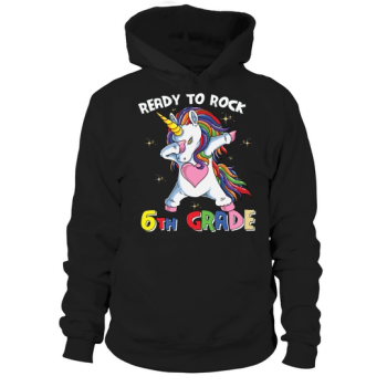 Back to School Ready to Rock 6th Grade Hoodies