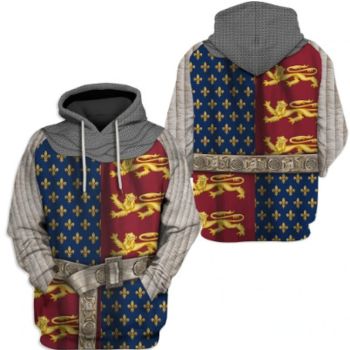 Popular And Vintage Colorful Belt Pattern Animals Hoodie