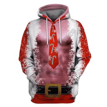  Gorgeous Colorful Tie Pattern Christmas Hoodie