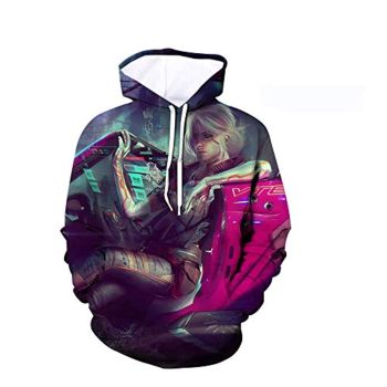 Cyberpunk 2077 Hoodie &#8211; 3D Print Unisex Casual Pullover