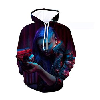 Cyberpunk 2077 Hoodie &#8211; 3D Print Unisex Casual Pullover