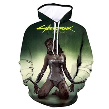 Cyberpunk 2077 Hoodie &#8211; 3D Print Unisex Casual Pullover