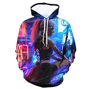 Cyberpunk 2077 Hoodie &#8211; 3D Print Unisex Casual Pullover