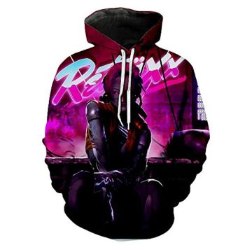 Cyberpunk 2077 Hoodie &#8211; 3D Print Unisex Patterned Pullover Sweatshirt