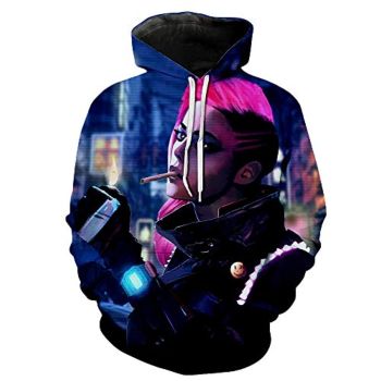 Cyberpunk 2077 Hoodie &#8211; 3D Print Unisex Patterned Pullover Sweatshirt