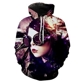 Cyberpunk 2077 Hoodie &#8211; 3D Print Unisex Patterned Pullover Sweatshirt