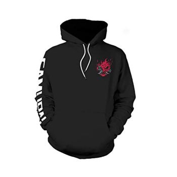 Cyberpunk 2077 Hoodie &#8211; 3D Print Unisex Patterned Pullover Sweatshirt