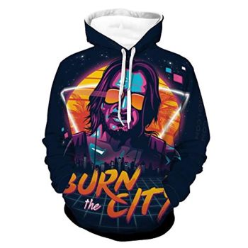 Cyberpunk 2077 Hoodie &#8211; Johnny Silverhand 3D Print Hooded Pullover