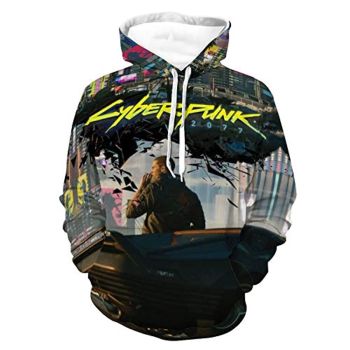 Cyberpunk 2077 Hoodie &#8211; Johnny Silverhand 3D Print Hooded Pullover