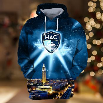 Fashion And Gorgeous Blue Lighting Pattern Lighting Hoodie