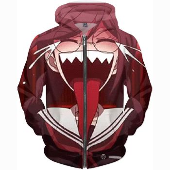 Danganronpa Hoodies &#8211; Zip Up Toko Fukawa/Genocider Sho Hoodie