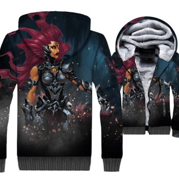 Darksiders Jackets &#8211; Darksiders Game Series Fury Game Character Super Cool 3D Fleece Jacket