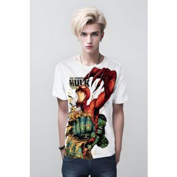 Hulk Vs Carnage Shirt: The White Hulk Vs Carnage Battle Scene