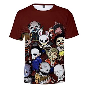Dead by Daylight T-shirt &#8211; 3D Print Short Sleeve Casual T-shirt
