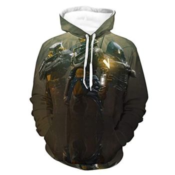 Destiny 2 Hoodies &#8211; Destiny 2 Forsaken Titan Hunter Warlock 3D Print Pullover Drawstring Hoodie