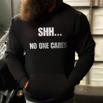 Popular And Vintage Black Alphabet Pattern Alphabet Hoodie