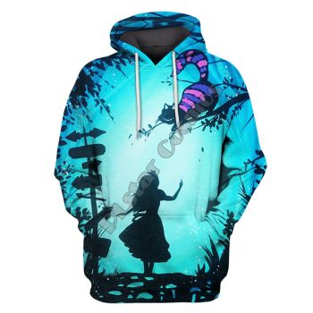 Gorgeous Black Cat Girl Pattern Astronauts Hoodie
