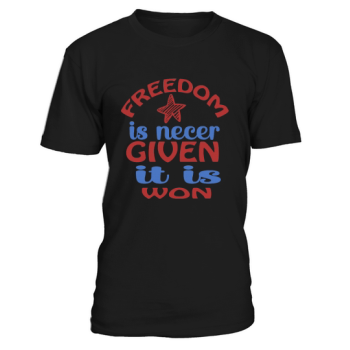 Freedom is never given, it is won.