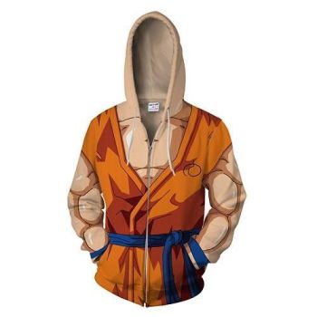 Dragon Ball Z Hoodies &#8211; DBZ Zip-Up Hoodie