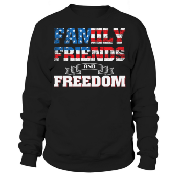 4th of July American Flag (1) Sweatshirt