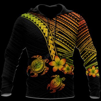 Generous And Beautiful Black Yellow Turtles Pattern Animals Hoodie